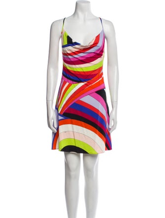 Emilio Pucci Striped Mini Dress