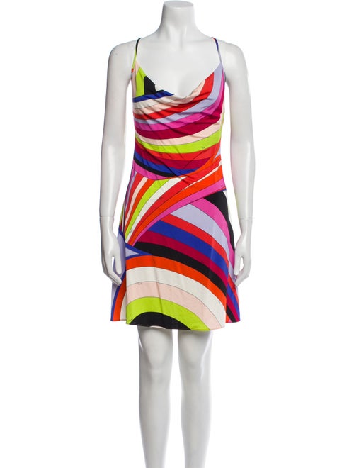 Emilio Pucci Striped Mini Dress