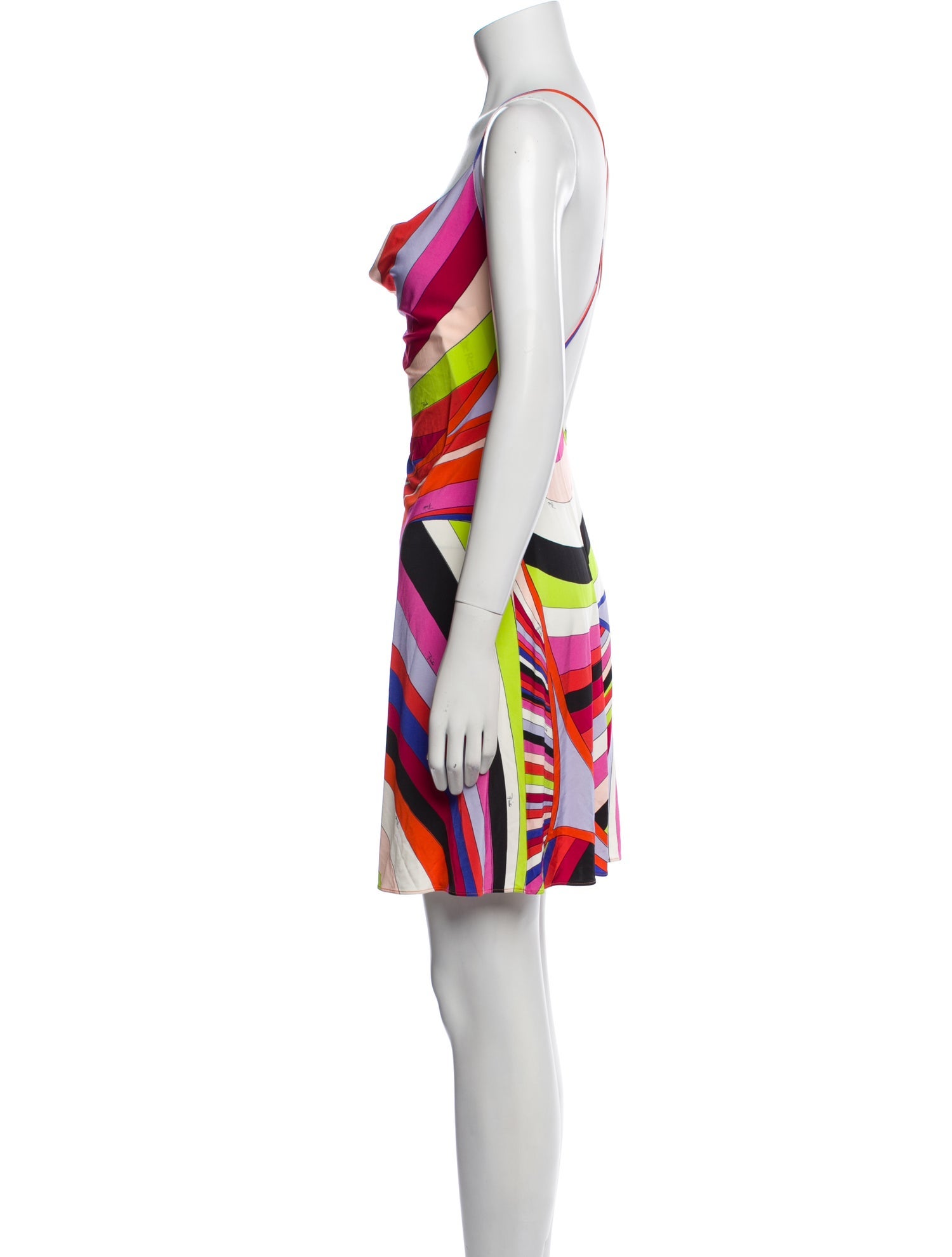 Emilio Pucci Striped Mini Dress