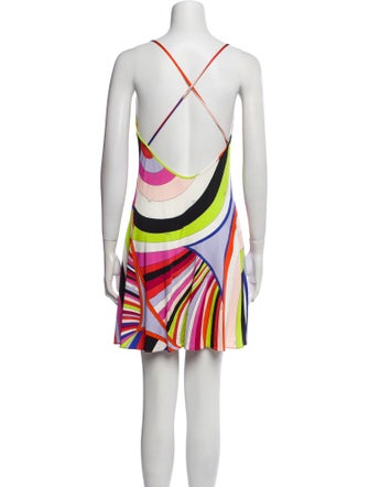 Emilio Pucci Striped Mini Dress