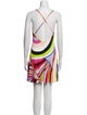 Emilio Pucci Striped Mini Dress