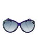 Emilio Pucci Oversize Gradient Sunglasses