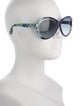 Emilio Pucci Oversize Gradient Sunglasses