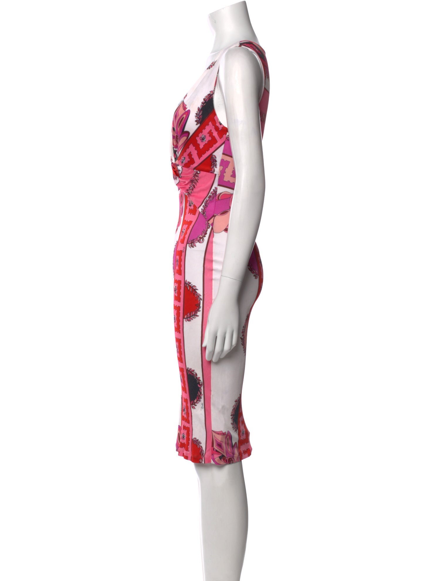 Emilio Pucci Printed Midi Length Dress