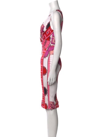 Emilio Pucci Printed Midi Length Dress