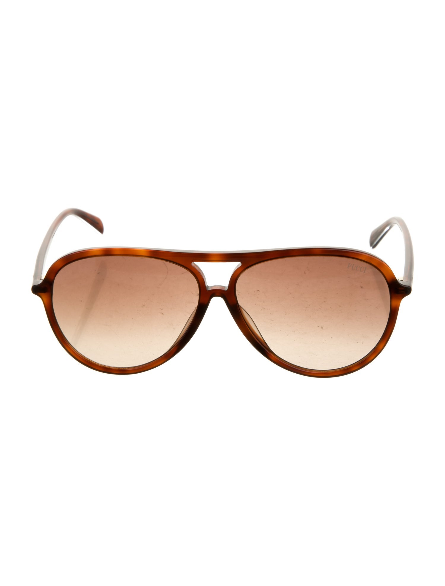 Emilio Pucci Aviator Gradient Sunglasses
