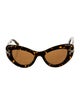 Emilio Pucci Cat-Eye Tinted Sunglasses