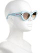 Emilio Pucci Cat-Eye Gradient Sunglasses