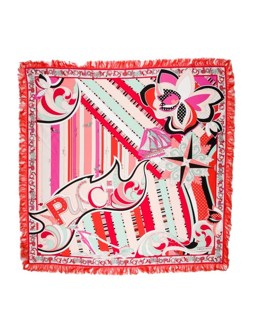 Emilio Pucci Silk Printed Scarf