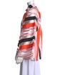 Emilio Pucci Striped Long Sleeve Button-Up Top