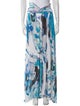 Emilio Pucci Floral Print Long Skirt