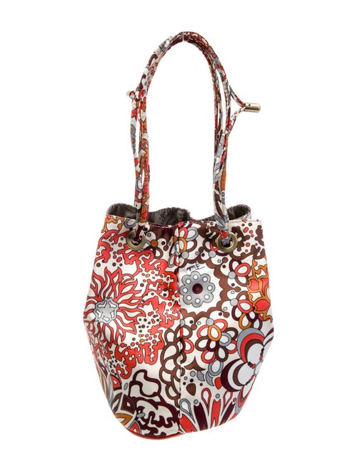 Emilio Pucci Nylon Top Handle Bag