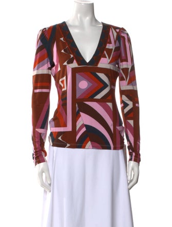 Emilio Pucci Silk Printed Blouse