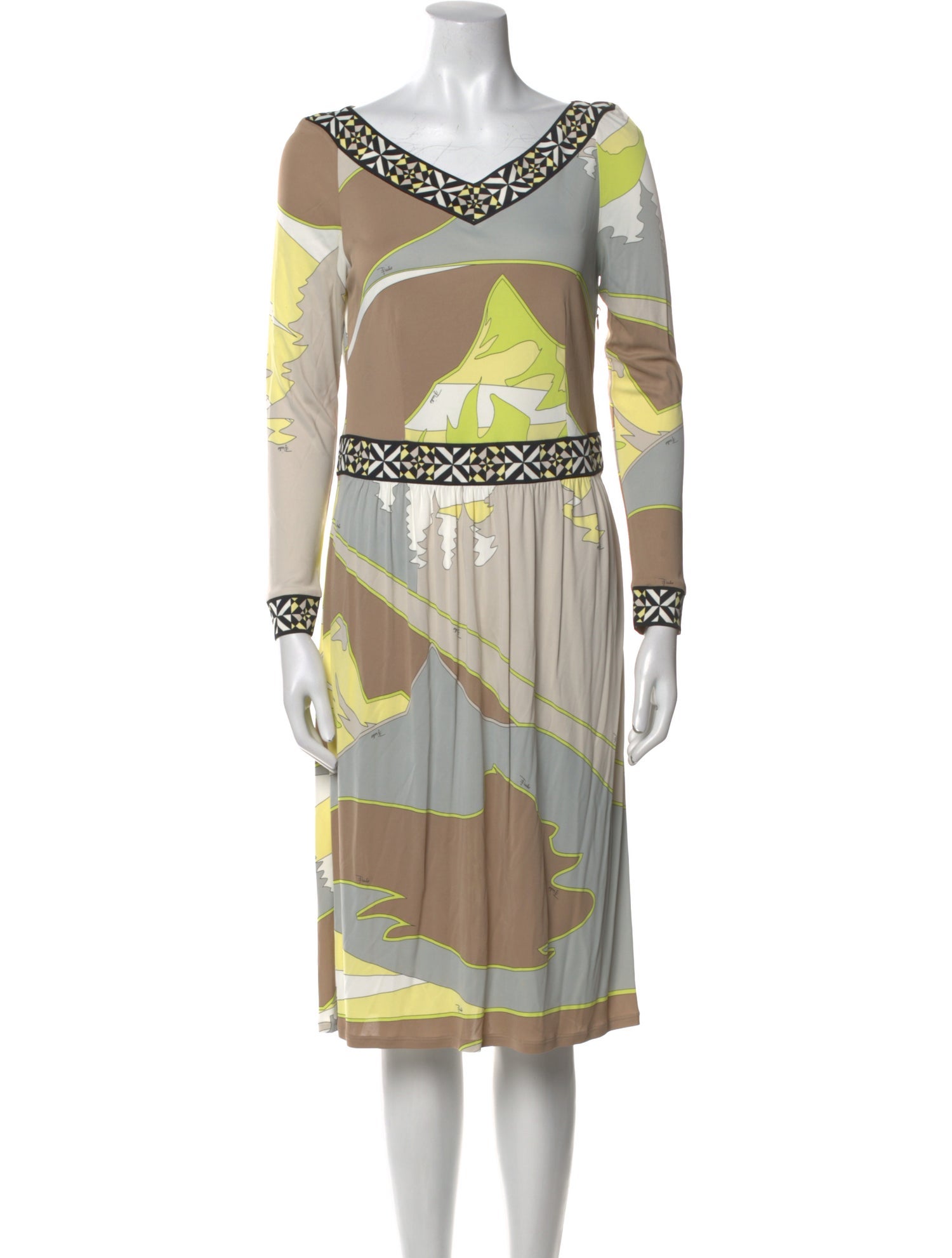 Emilio Pucci Vintage Midi Length Dress