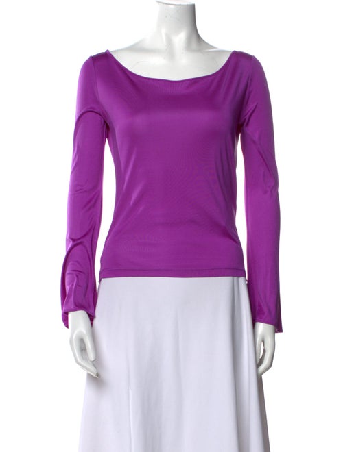 Emilio Pucci Silk Scoop Neck Top