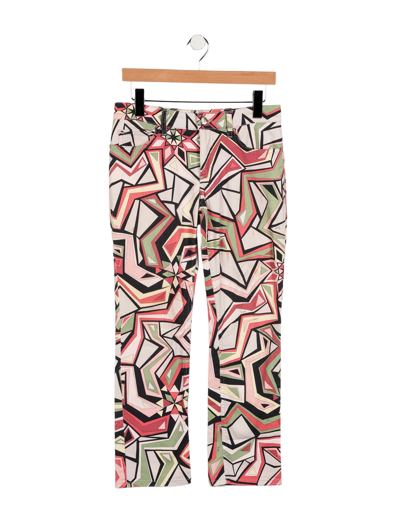 Emilio Pucci Vintage Wide Leg Jeans