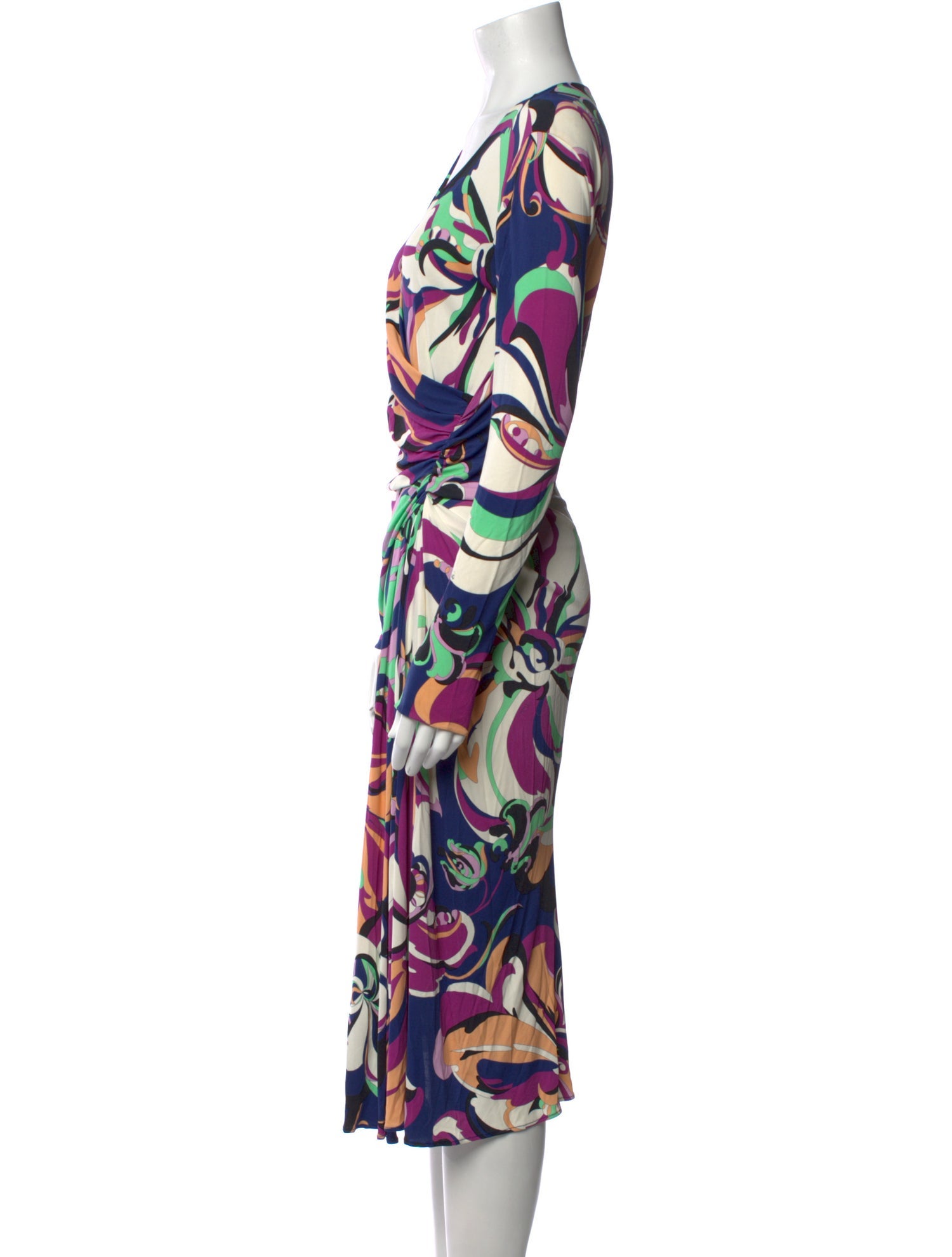 Emilio Pucci Printed Knee-Length Dress