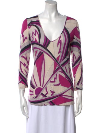Emilio Pucci Wool Printed Blouse