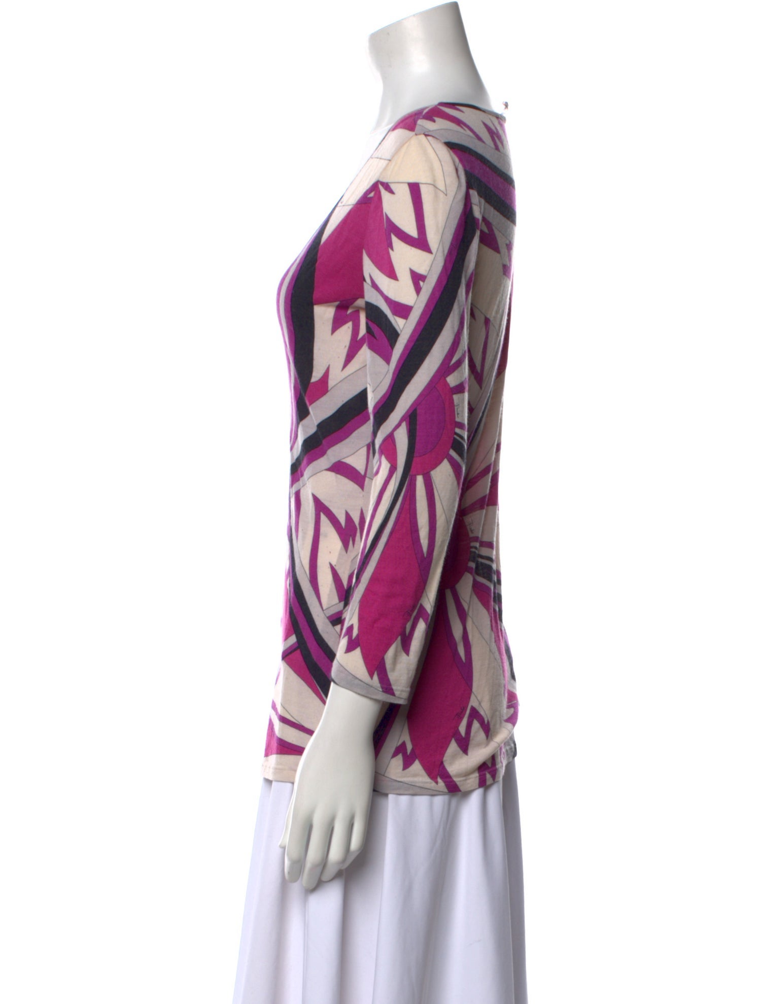 Emilio Pucci Wool Printed Blouse
