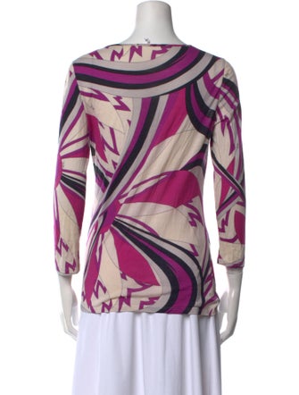 Emilio Pucci Wool Printed Blouse
