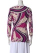 Emilio Pucci Wool Printed Blouse