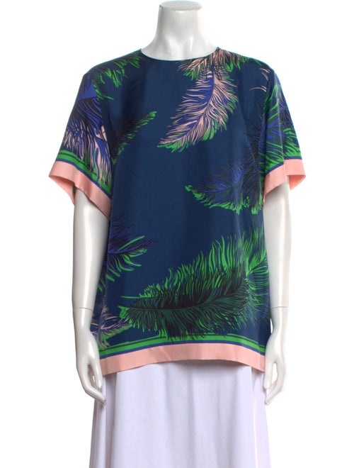 Emilio Pucci Silk Printed T-Shirt