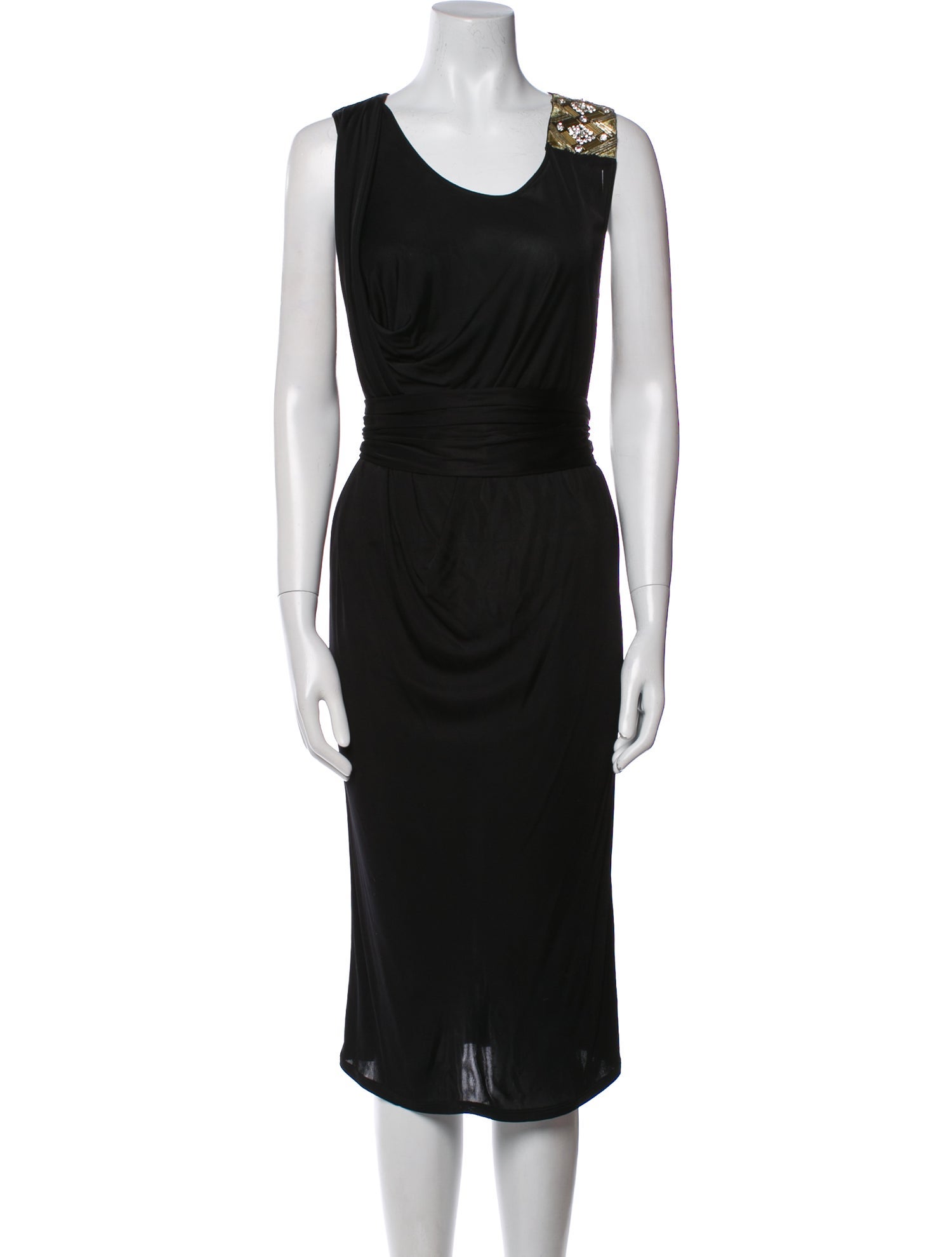 Emilio Pucci Scoop Neck Midi Length Dress