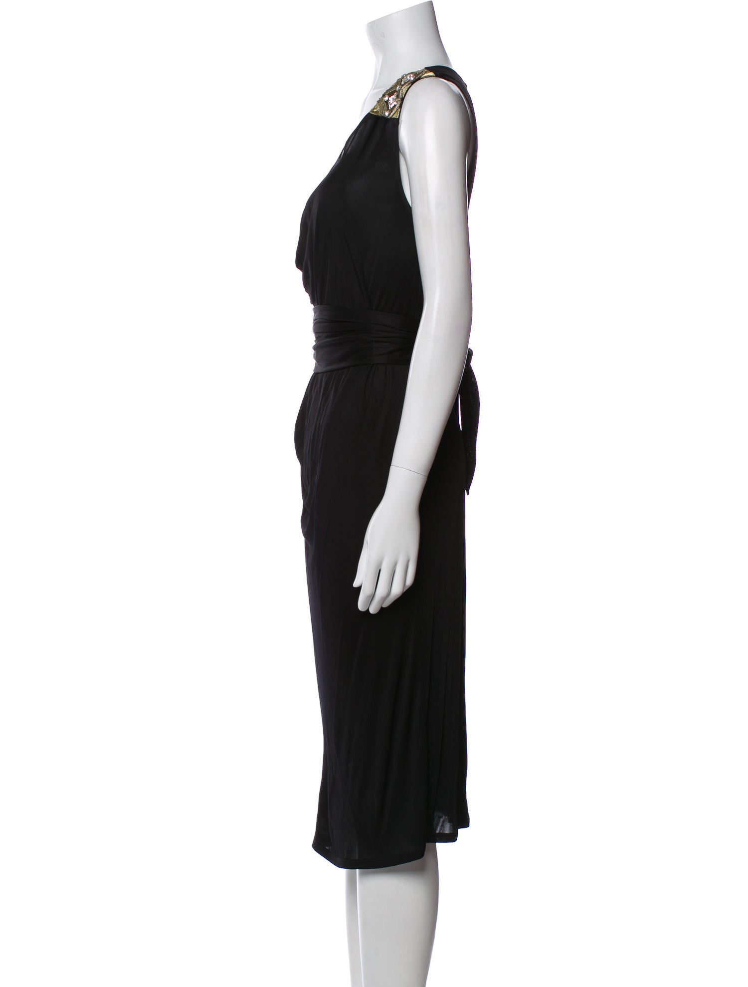 Emilio Pucci Scoop Neck Midi Length Dress