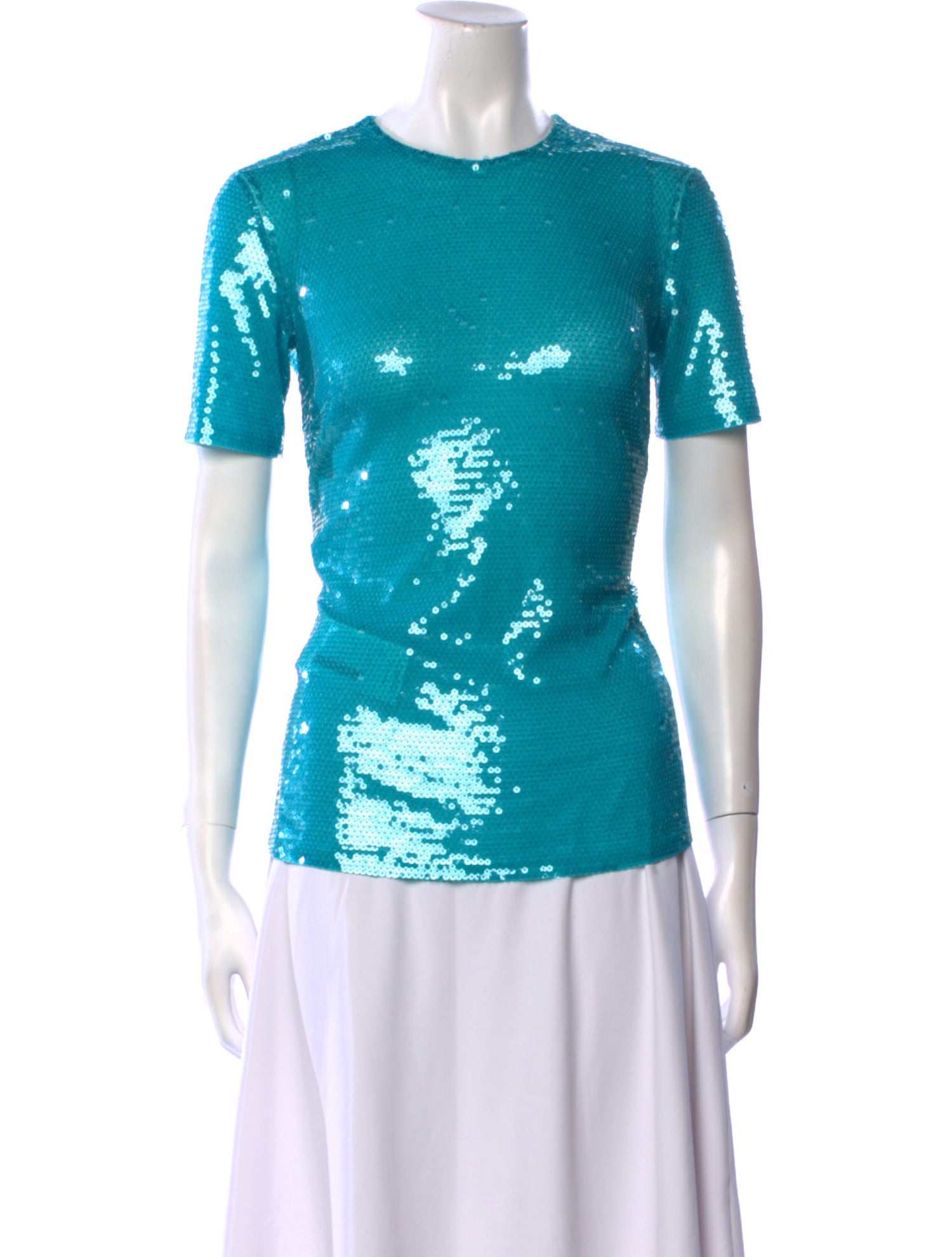 Emilio Pucci Patterned Crew Neck T-Shirt w/ Tags