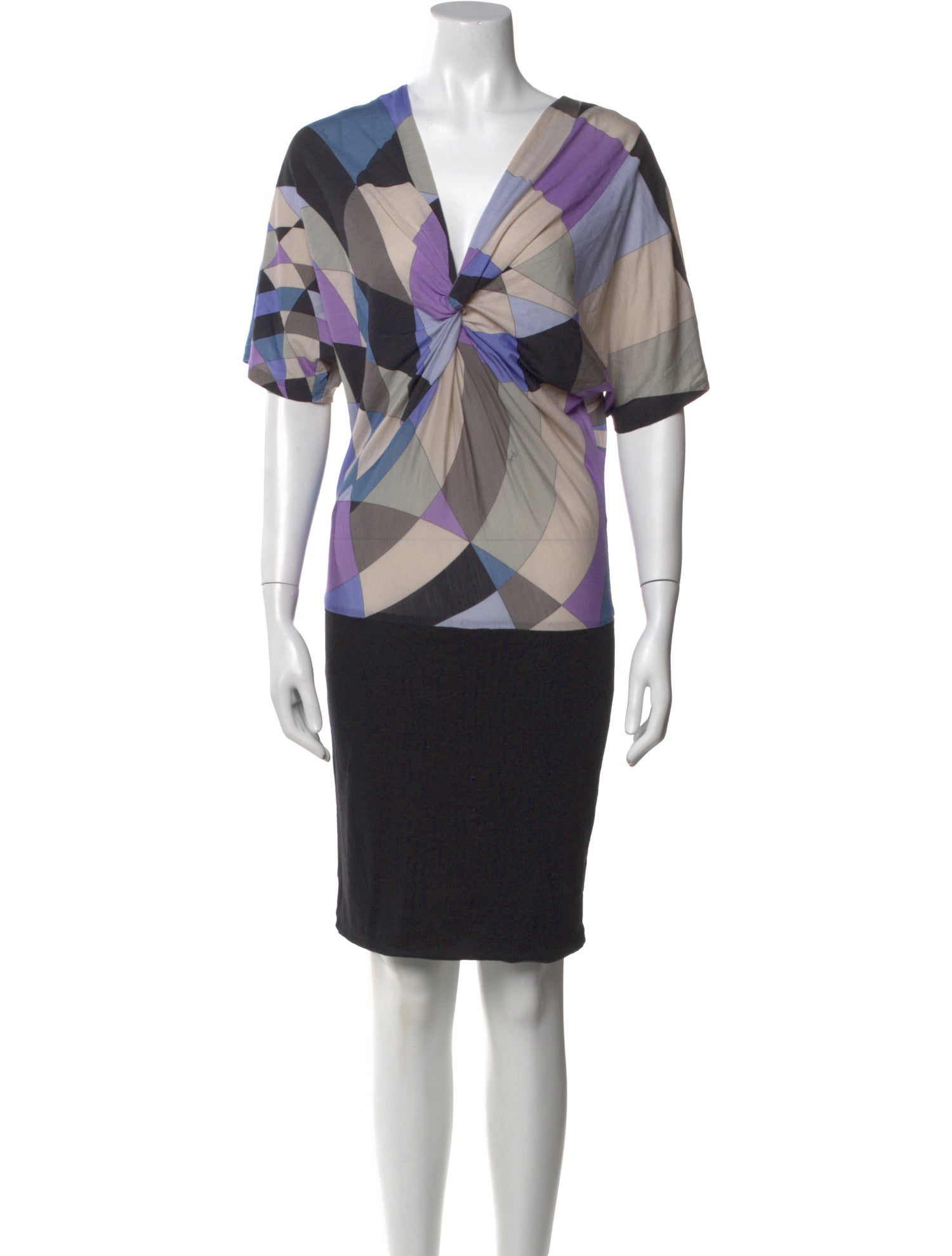 Emilio Pucci Printed Knee-Length Dress