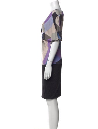 Emilio Pucci Printed Knee-Length Dress