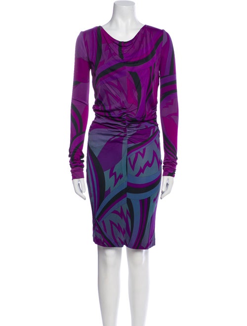 Emilio Pucci Printed Knee-Length Dress