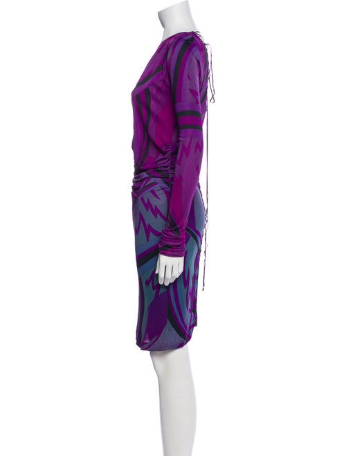Emilio Pucci Printed Knee-Length Dress