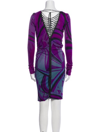 Emilio Pucci Printed Knee-Length Dress