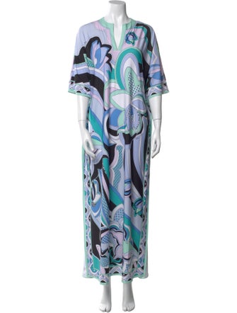 Emilio Pucci Printed Long Dress
