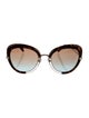 Emilio Pucci Cat-Eye Gradient Sunglasses