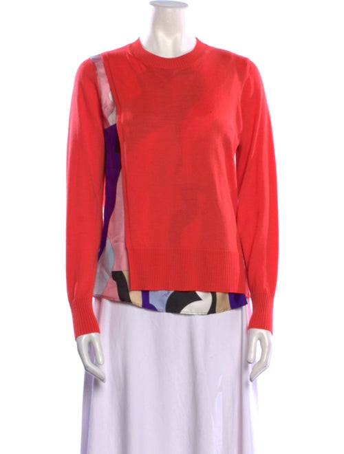 Emilio Pucci Virgin Wool Printed Sweater