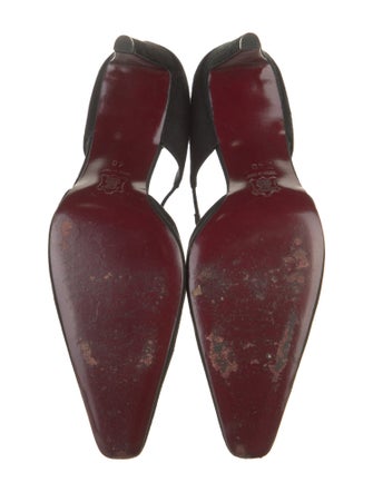 Emilio Pucci Suede D'Orsay Pumps