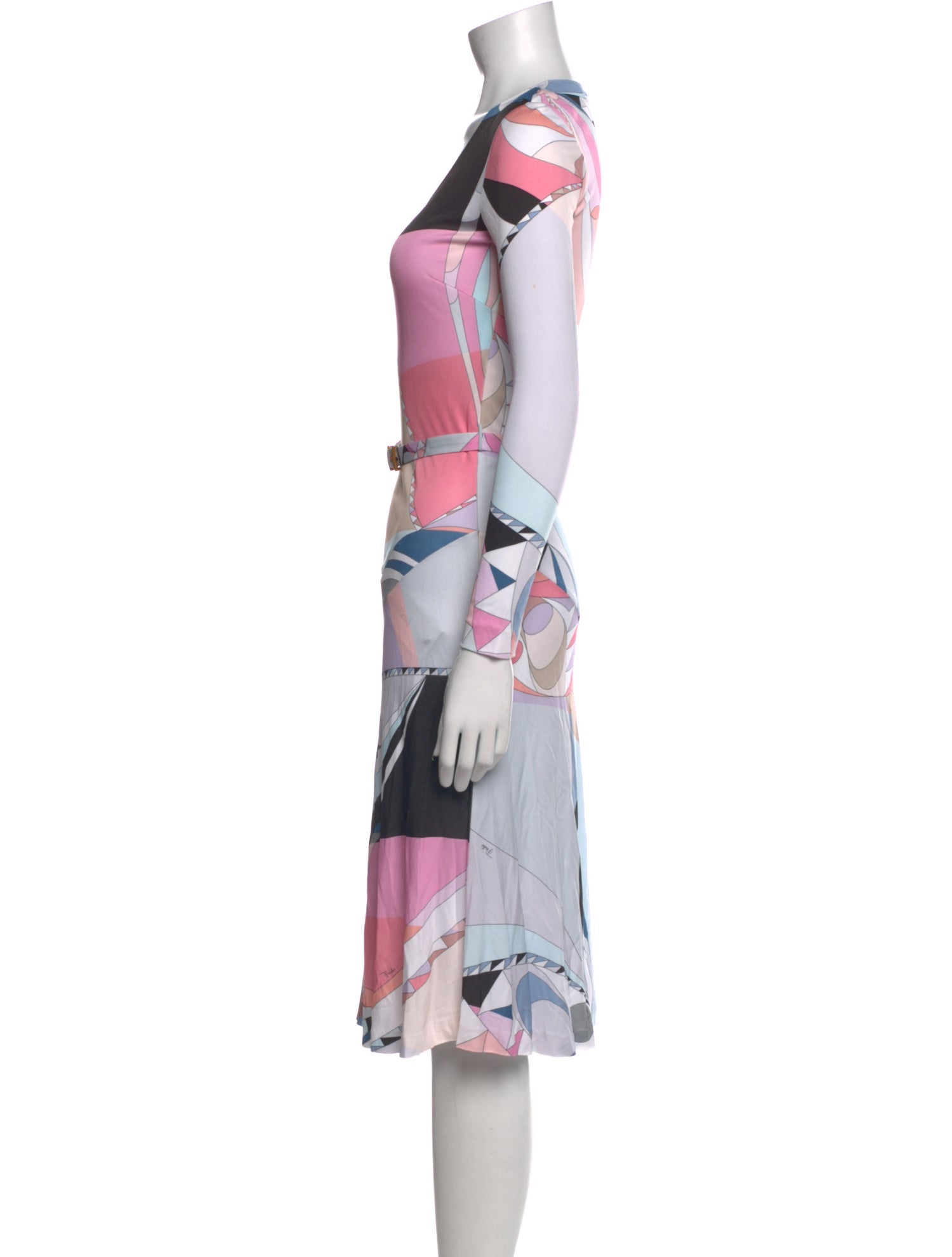 Emilio Pucci Printed Midi Length Dress