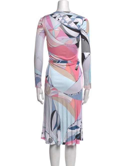 Emilio Pucci Printed Midi Length Dress