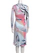 Emilio Pucci Printed Midi Length Dress