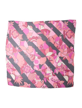 Emilio Pucci Silk Printed Scarf