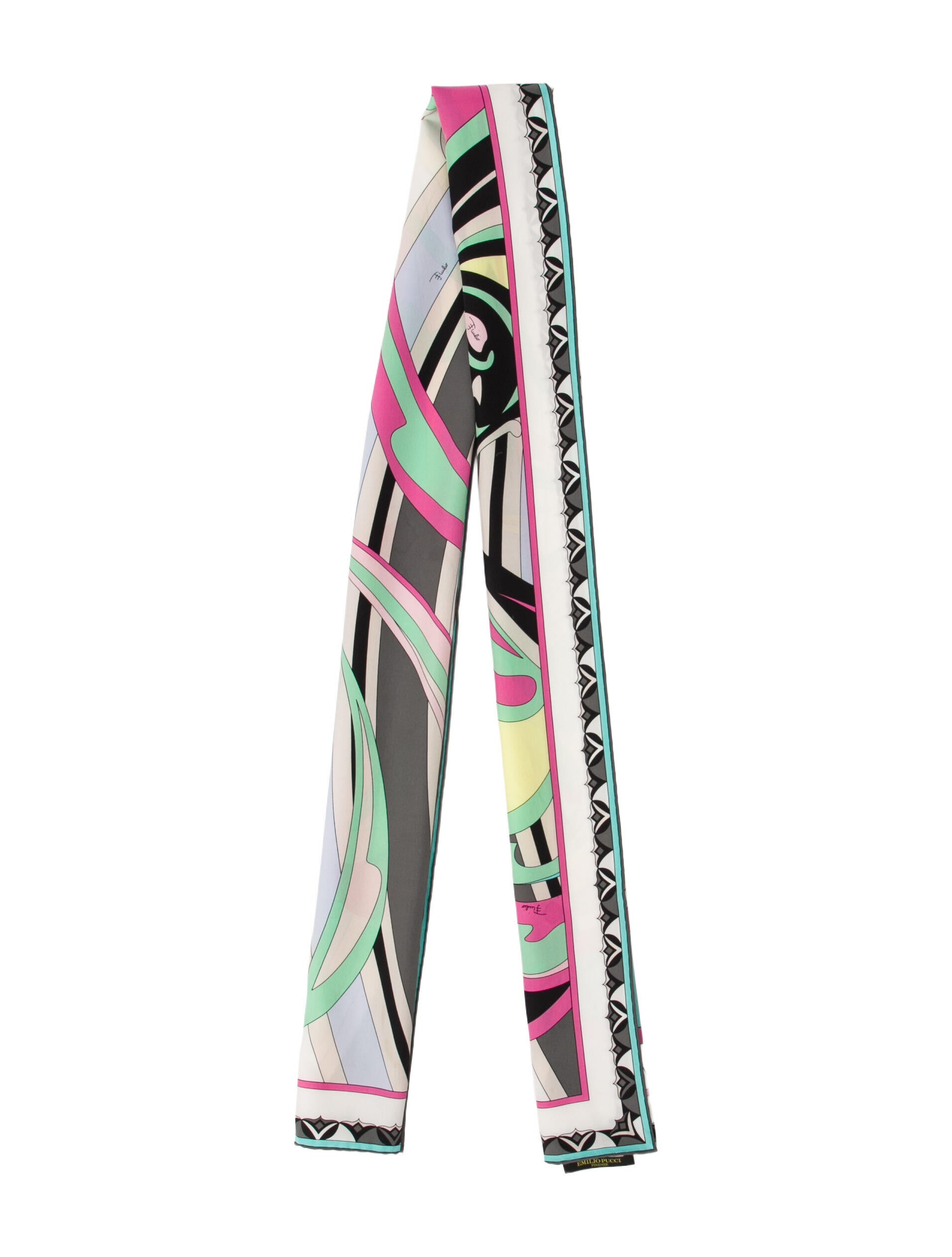 Emilio Pucci Silk Printed Scarf