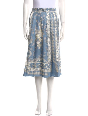 Emilio Pucci Silk Knee-Length Skirt