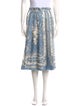Emilio Pucci Silk Knee-Length Skirt