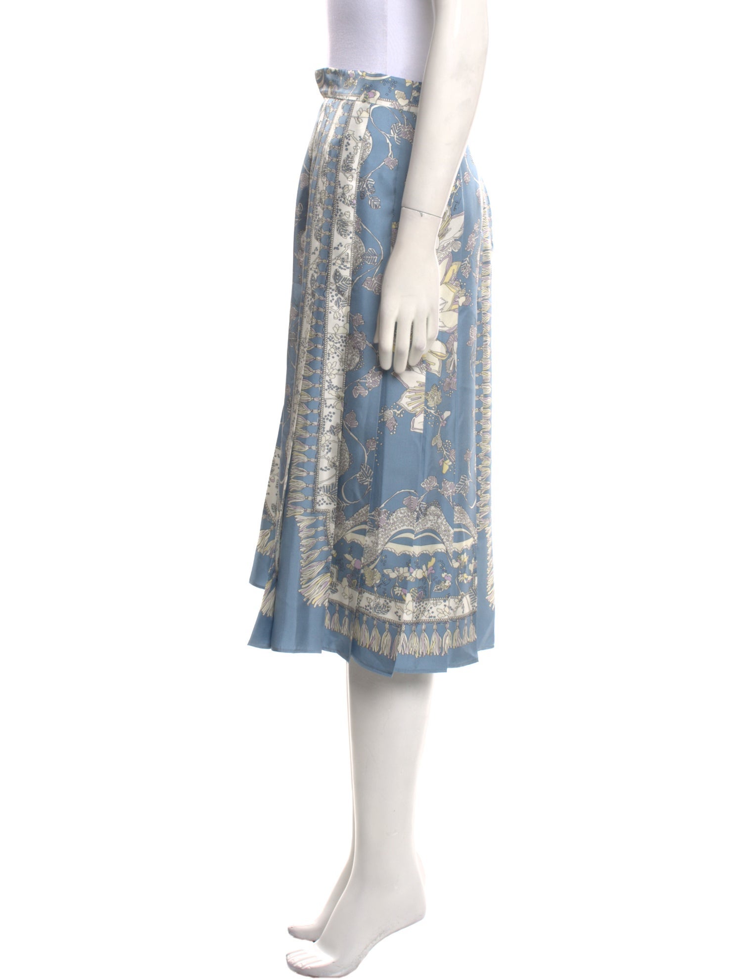 Emilio Pucci Silk Knee-Length Skirt