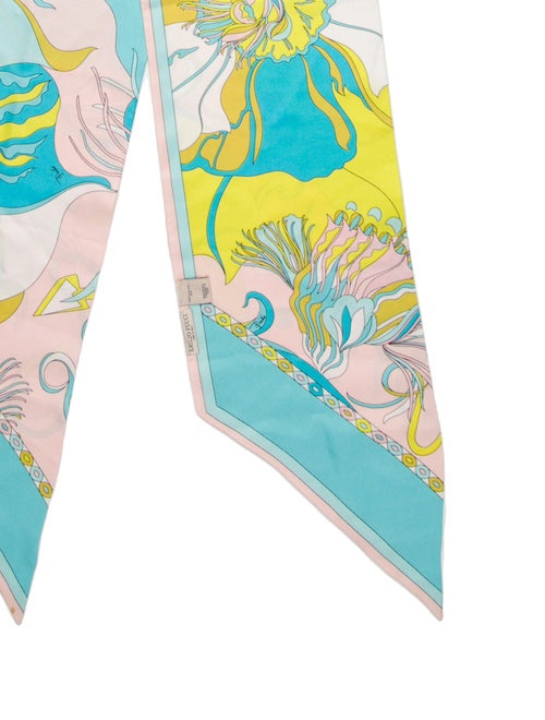 Emilio Pucci Silk Printed Scarf