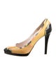 Emilio Pucci Patent Leather Printed Pumps
