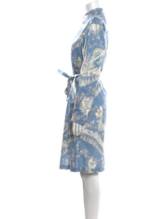 Emilio Pucci Paisley Print Knee-Length Dress