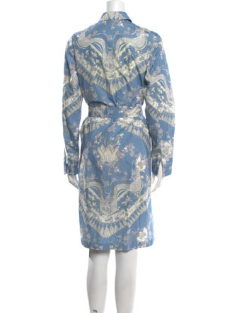 Emilio Pucci Paisley Print Knee-Length Dress